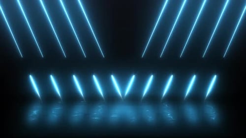 Abstrakter Neonlinienhintergrund HD