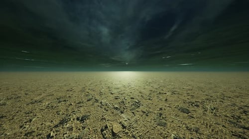 Underwater Ocean Waves Ripple And Flow With Light Rays