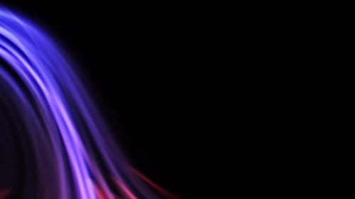 Abstract Colorful Flowing Light Streaks Motion Background