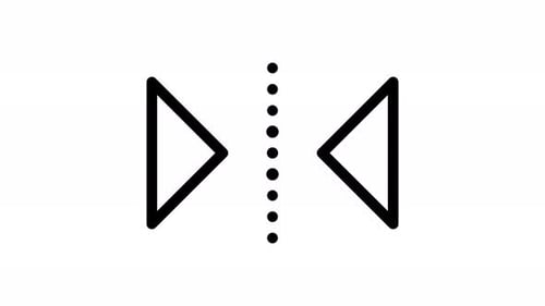 mirror line icon animation