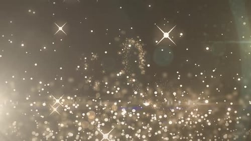 Sparkling Golden Dust Celebrations Background