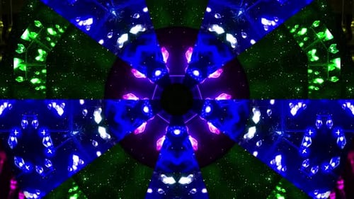 Buntes Blingking Light Kaleidoskop