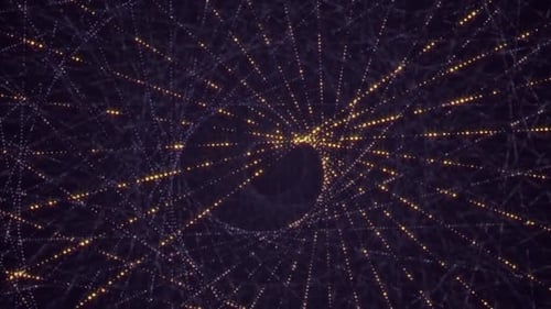 Shiny Swirling Lights Lines Animation