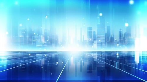 Blue Corporate Background Loop