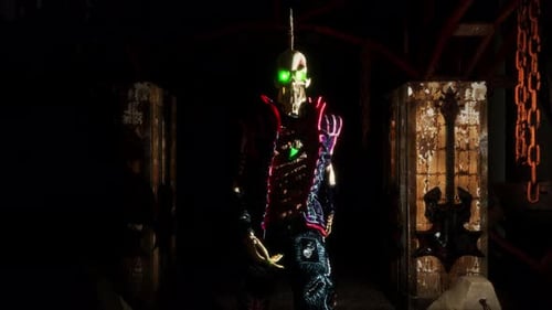 Punk Skeleton VJ Loop