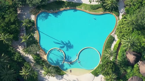Aerial View of Railay Beach Krabi Thailand with Longtail Boat
