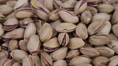 Pile of Delicious Pistachios, Close Up