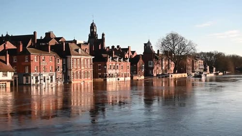 River Ouse Flooding, York, United Kingdom