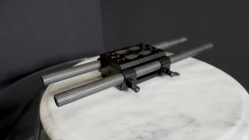 Tilting over the base plate and rig unit.