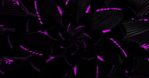 Animation en boucle de tunnel de couleur abstraite 4K VJ 37