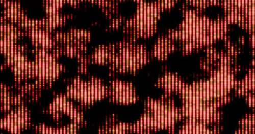 Abstract Digital Glowing Grid Background Loop