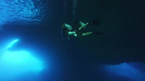 Mergulho em Grotto, Saipan, Ilhas Marianas do Norte