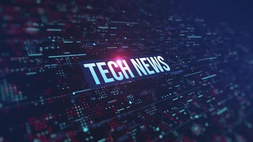 Tech News Digital Background