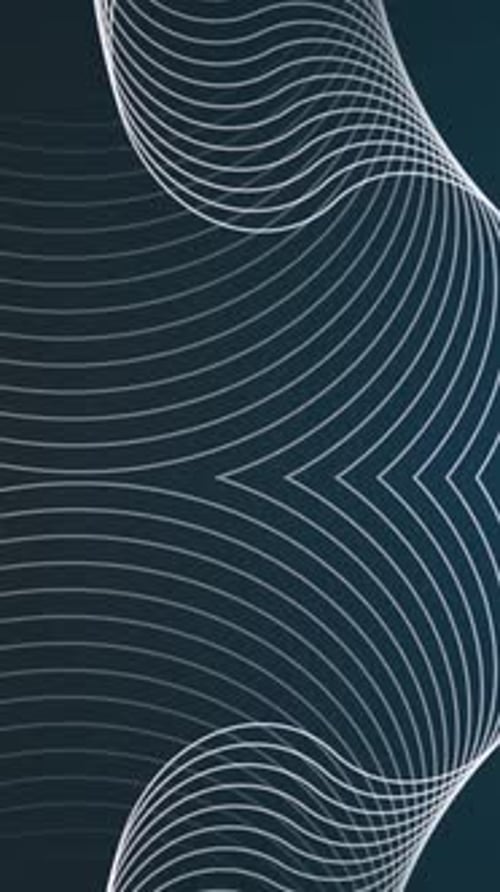 Olas fluidas de ensueño. Vídeo elegante en movimiento abstracto.