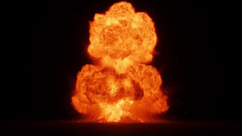 Powerful Explosion Impact