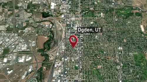 Ogden City Zoom (UT, United States) from Space to Earth
