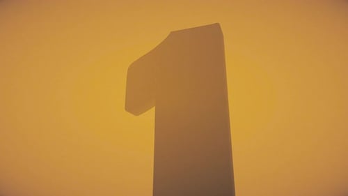 Minimalist Number One Title Reveal