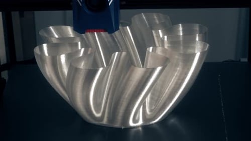 3D Printer Creates Complex Translucent Vase