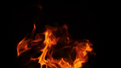 Fire Flames Abstract Motion Background
