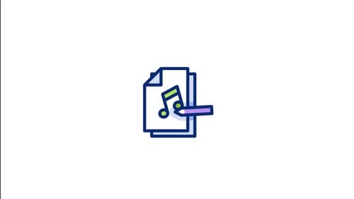 Songwriting Animated Icon