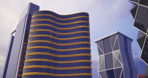 Arquitectura moderna con diseños de edificios únicos en el paisaje urbano