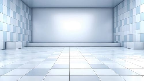 Podium Futuristische Vitrine mit Plattform für Produktausstellungen. Leeres modernes Bühnendisplay