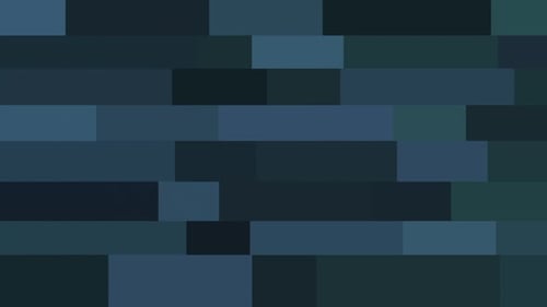 Nano Collection: Dynamic right to left reveal animation of rectangular blocks with transition to whi