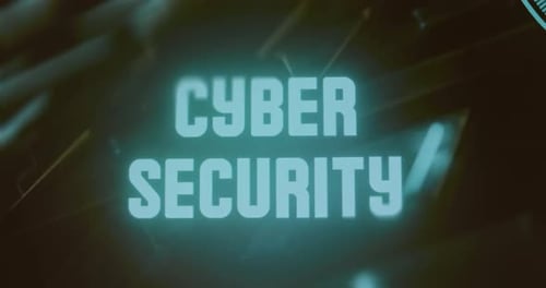 Cyber Security Futuristic Digital Title Reveal