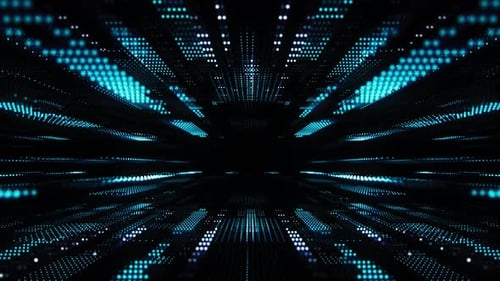 Animation digital information sci-fi screen background.