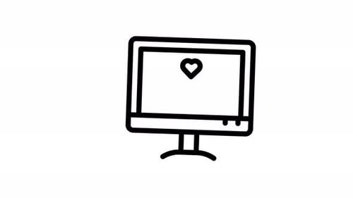 Animation Heart Monitor Icon