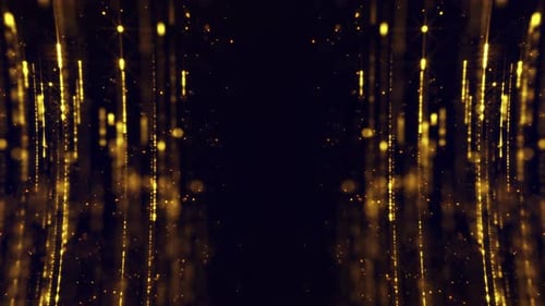 Elegant Gold Particles Background