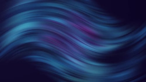 Abstract Blue Purple Fluid Waves Background Animation
