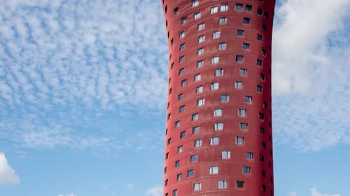 Die Skyline von Barcelona vom Placa Europa aus gesehen