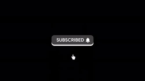 Animated Subscribe Button with Ringing Bell for Social Media