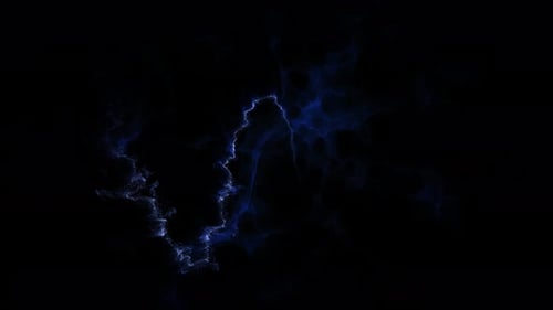 Abstrakter Hintergrund von Rauch, der sich in der Dunkelheit bewegt, Animation