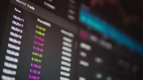 Cryptocurrency Trading Chart