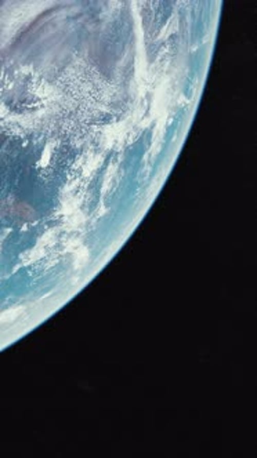 Close Up of Earth From Space