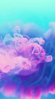 Vertical Color Explosion Paint Water Ink Splash, Nature Stock Footage ...