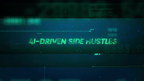 Digital Glitch Text Reveal for Technology