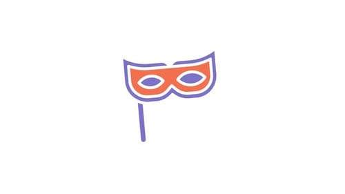 Animated Eye Mask icon Alpha Channel