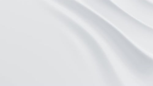 Abstract Reflective Ripples on White Surface Milky Water Waves Satin Crumples Loop 3d Render