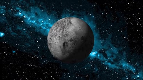 Mond, Planet, animiert