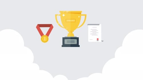 Winner Cup 2D Motion Graphics Animation 4K