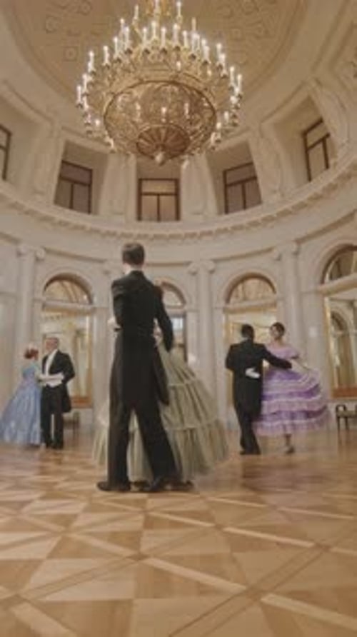 Historical Ballroom Dance with Elegant Couples