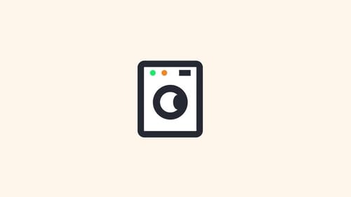 Animated Flat Design Line Icons Technology Appliances Pack