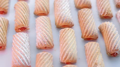 Cookies with Jam Filling Top View