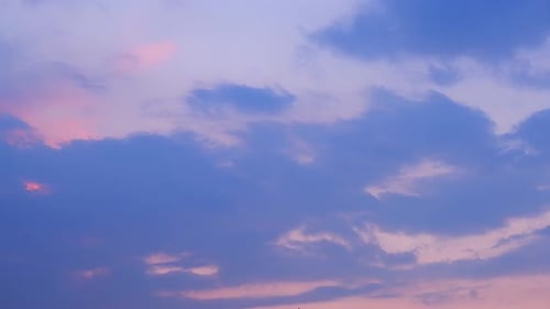 4K Time lapse : sky during beautiful clouds. Romantic clouds. nature concept. tropical sky