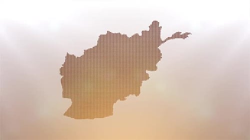 Afghanistan Digital Pixel Map Reveal