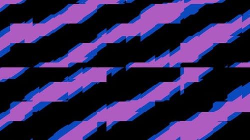 Abstrakter VJ-Loop-Geometriehintergrund, bunte Linien und Formen, hell