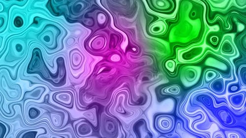 Vibrant Abstract Fluid Color Swirl Background Loop